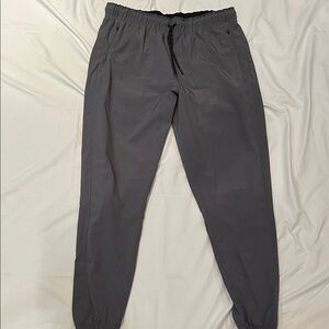 Men's Charcoal Drawstring Joggers - Comfortable Elastic Waist